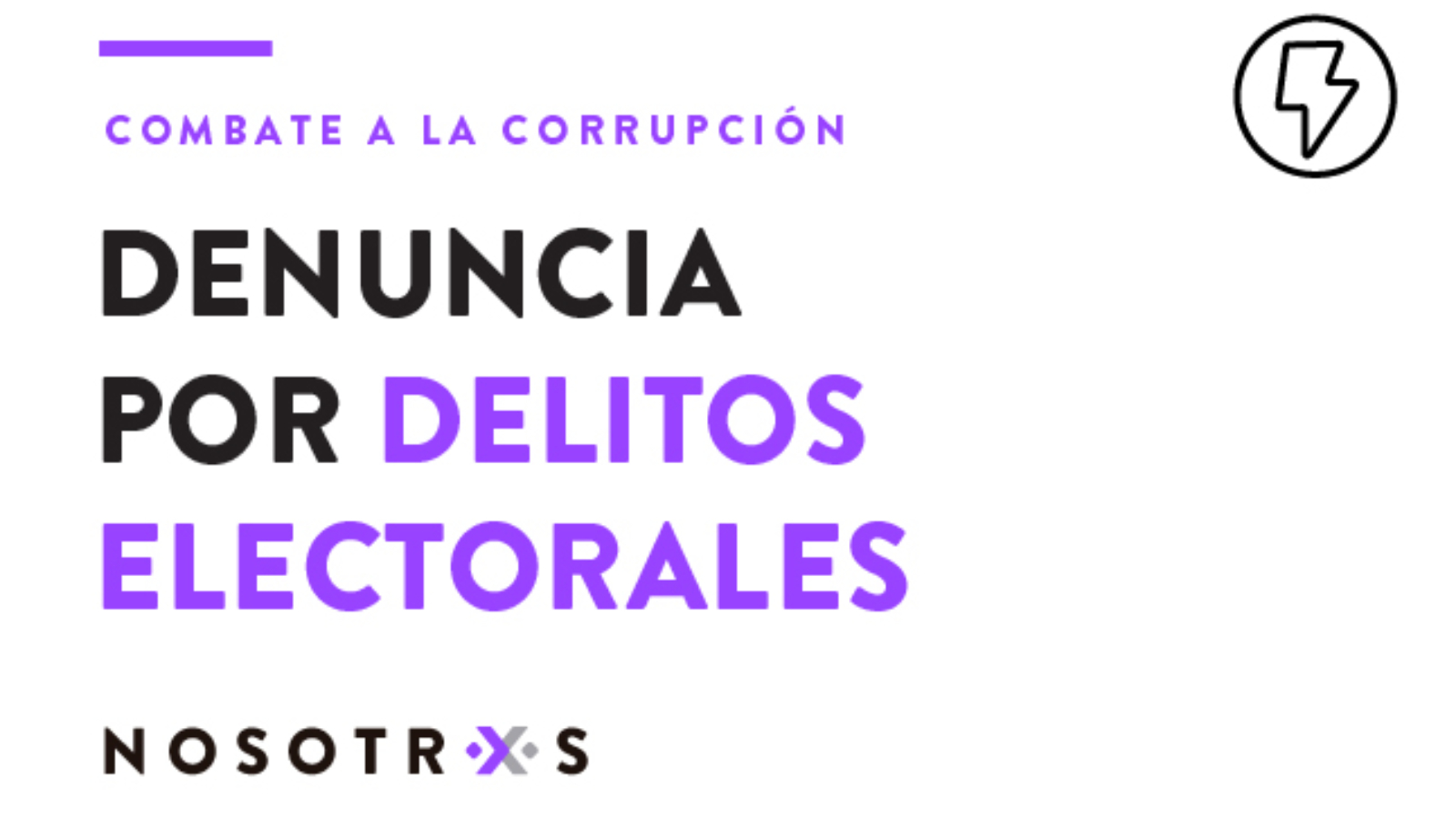 Cómo hacer una denuncia penal por delito electoral? – Nosotrxs